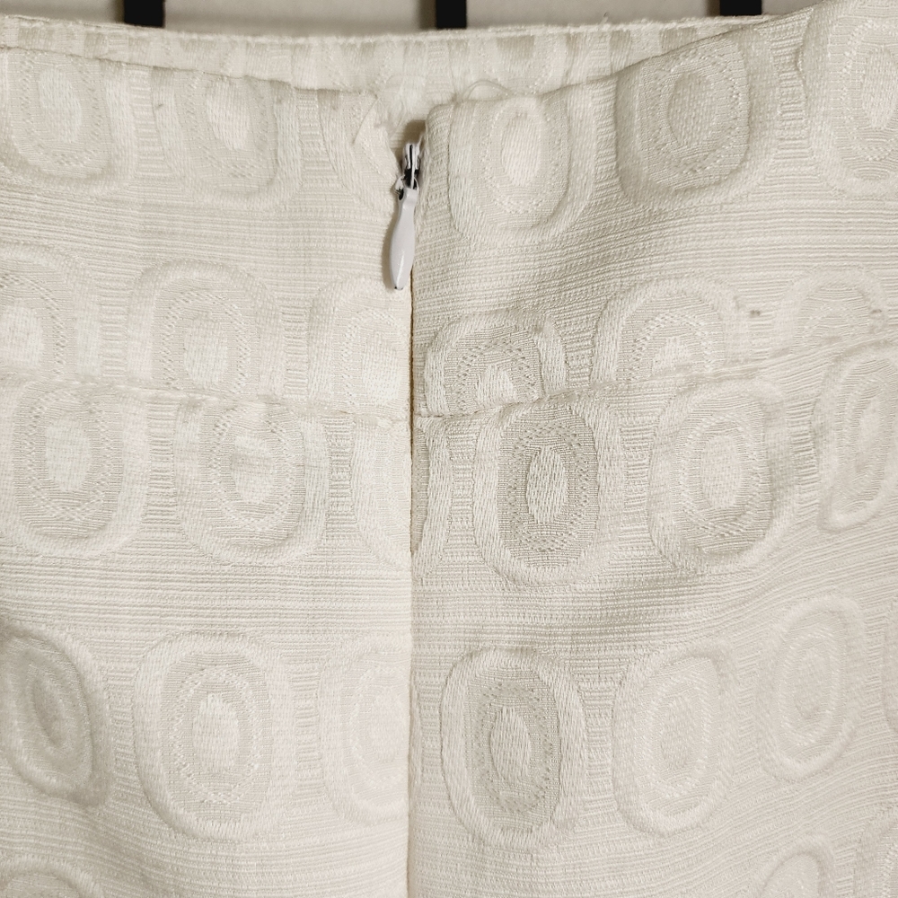 Ashley Stewart 16-White Textured Skirt Suit Church Mother of the Bride Business - Picture 9 of 11